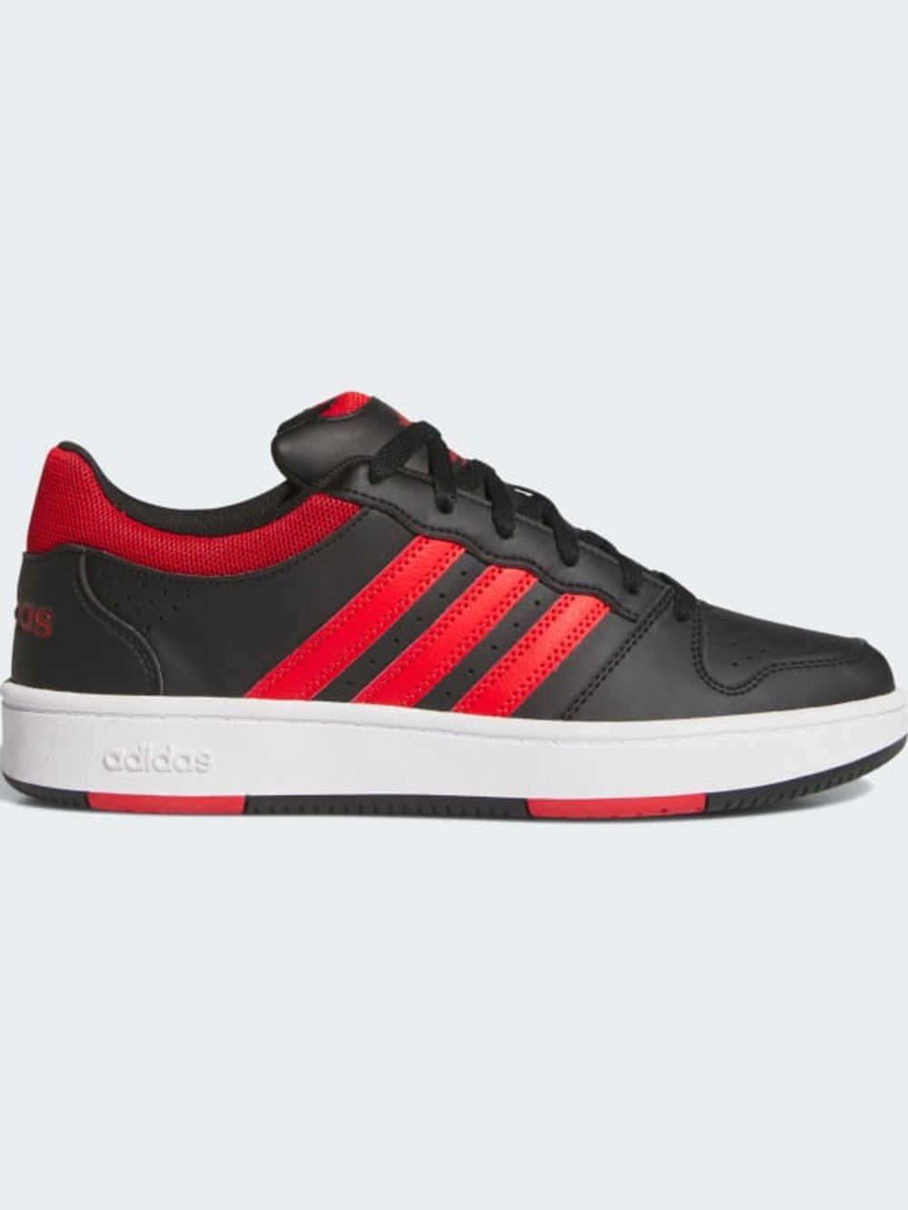 adidas Black and Red‎ Low-Top Sneaker new Hoops classic men’s 7 women’s 8.5